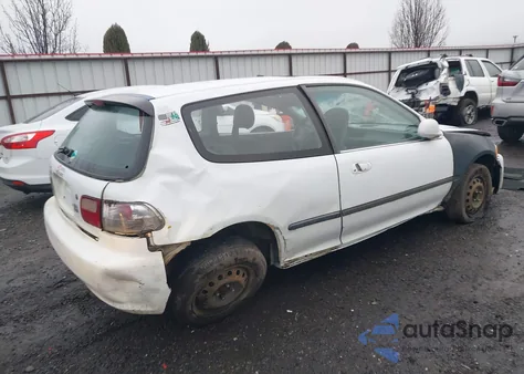 1992 Honda Civic Cx from USA, damaged, VIN 2HGEH2343NH506127